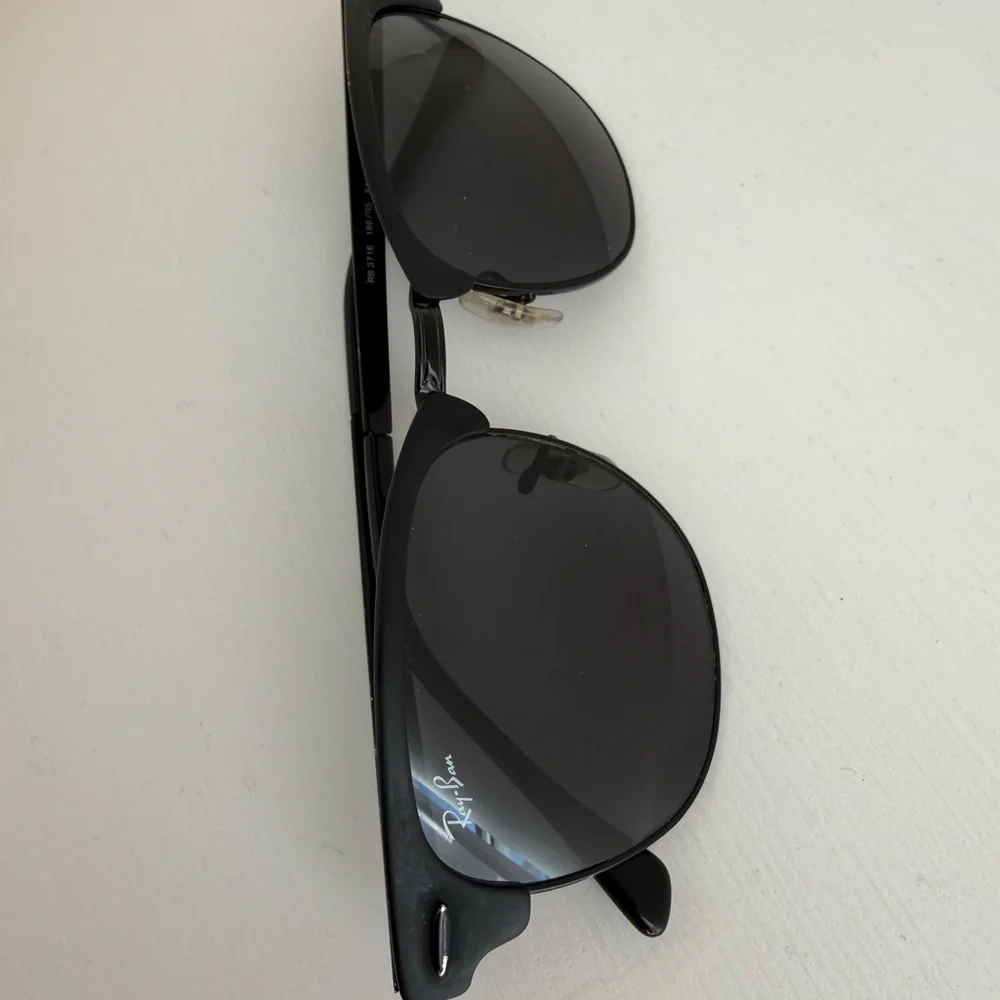 Ray-Ban RB3716 club-master metal  Black Sunglasses